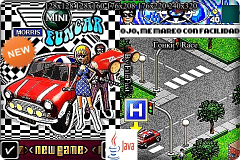 Mini morris Funcar / Забавный автомобиль Мини-Моррис